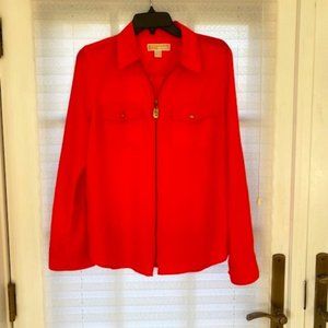 MICHAEL KORS Front Zip Shirt